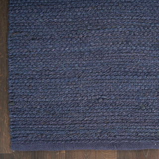 Nourison Natural Jute NJT01 Navy Area Rug Corner