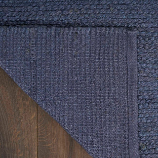 Nourison Natural Jute NJT01 Navy Area Rug Backing