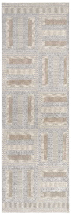 Nourison Nordic NRC11 Grey Multicolor Area Rug Runner