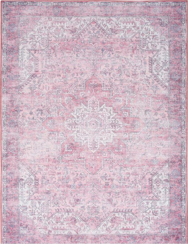Nourison Washables NWB15 Pink Area Rug – Incredible Rugs and Decor
