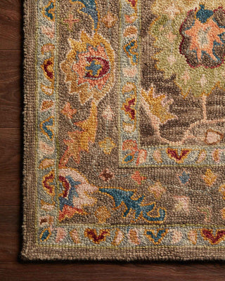Loloi Padma PMA-01 Charcoal/Multi Area Rug Corner