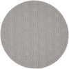 Nourison Palamos PLS01 Lt Grey Area Rug 7'10'' Round