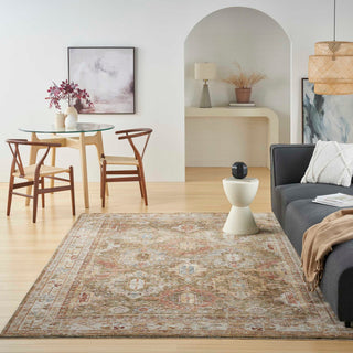 Nourison Petra PTR01 Green Area Rug Room Scene 3