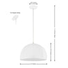 Safavieh Neami PND4215A White Lamp