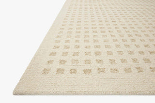 Chris Loves Julia x Loloi Polly POL-01 Ivory / Natural Area Rug Close Up