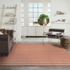 Nourison Positano POS03 Terracotta Ivory Area Rug Room Scene 3