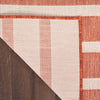 Nourison Positano POS03 Terracotta Ivory Area Rug Backing