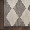 Nourison Positano POS04 Charcoal Area Rug Corner 