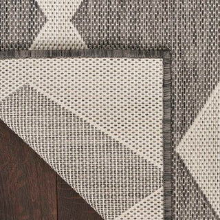 Nourison Positano POS04 Charcoal Area Rug Backing