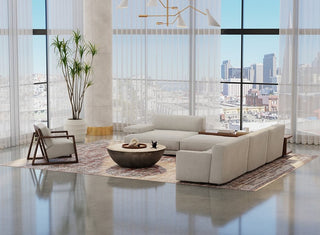 Feizy Pearson 39SKF Red/Tan/Blue Area Rug Room Scene Feature