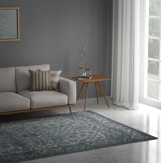 Rizzy Hilton HTN717 Blue Area Rug Lifestyle Feature