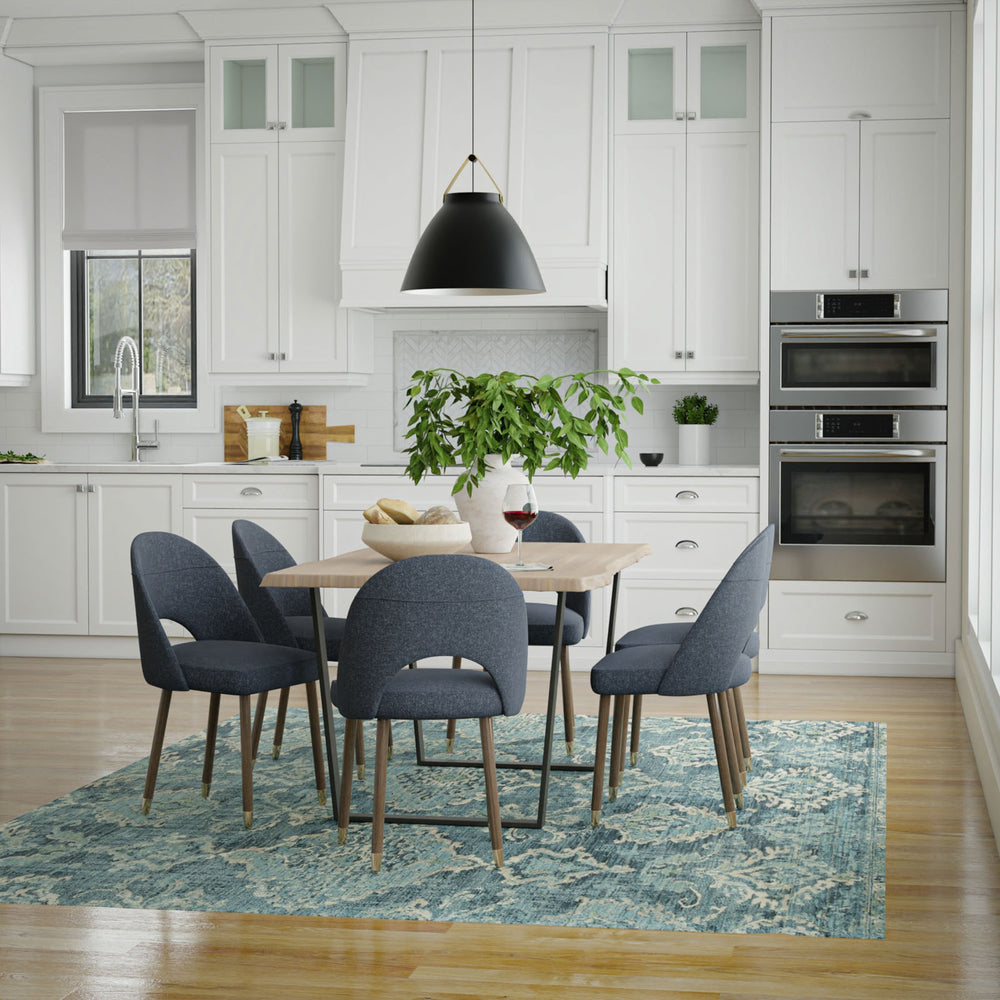 Rizzy Platinum PNM102 Blue/Beige Area Rug Room Scene Feature