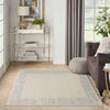 Nourison Santa Cruz SCZ05 Ivory Grey Area Rug Room Scene 2
