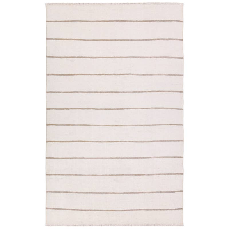 Jaipur Living Saveen Ryn SAV01 Ivory/Tan Machine Washable Area Rug by Label J 5 X 8