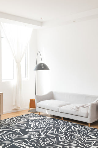 katiemerz x Kalaty Sportsglyphs SY1266 Area Rug