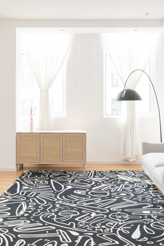 katiemerz x Kalaty Sportsglyphs SY1266 Area Rug