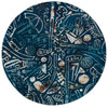 katiemerz x Kalaty Sportsglyphs SY1272 Area Rug