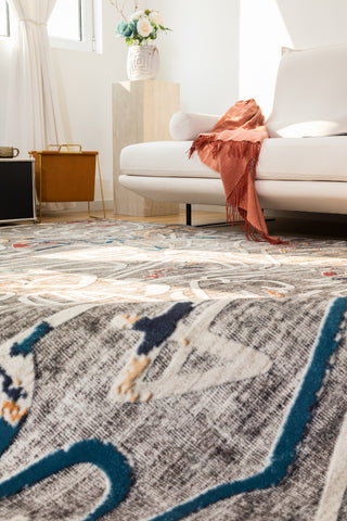 katiemerz x Kalaty Sportsglyphs SY1273 Area Rug