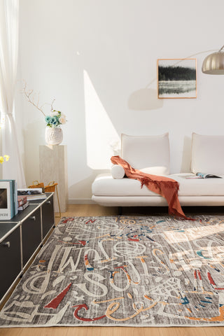 katiemerz x Kalaty Sportsglyphs SY1273 Area Rug