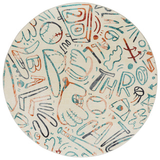 katiemerz x Kalaty Sportsglyphs SY1275 Area Rug