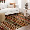 Karastan Spice Market Saigon Multi Area Rug 8x11 size under couch