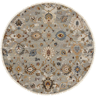 Ancient Boundaries Sena SEN-49 Vintage Blue Area Rug Round Rug
