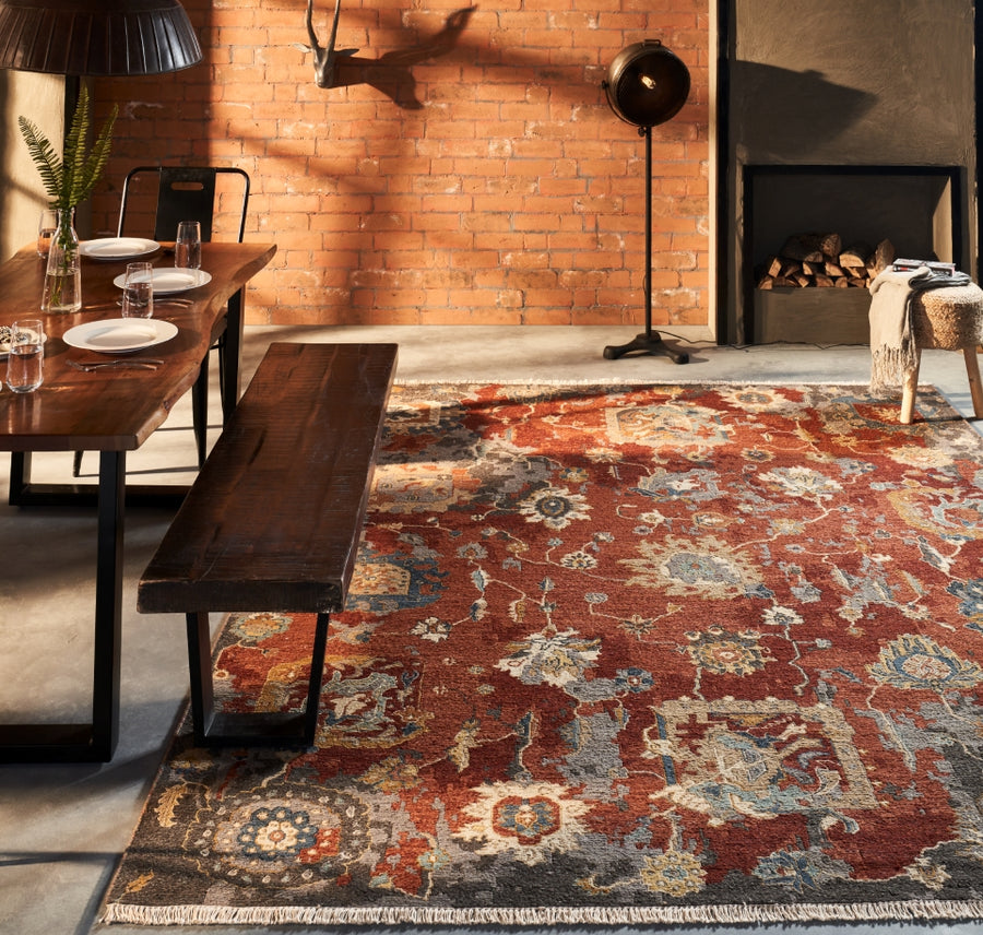 Ancient Boundaries Sena SEN-48 Scarlet Area Rug – Incredible Rugs and Decor