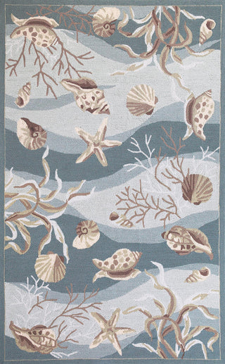 KAS Sonesta 2003 Seafoam Shells Area Rug