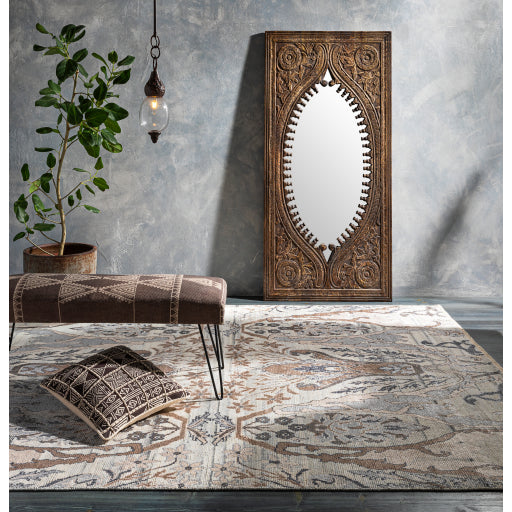 Surya Kushal KUS-2302 Area Rug Room Scene Feature