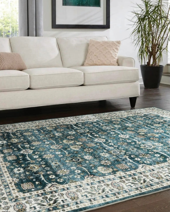 Cream Non-Slip Rug Pad 5'6 round - Oriental Weavers