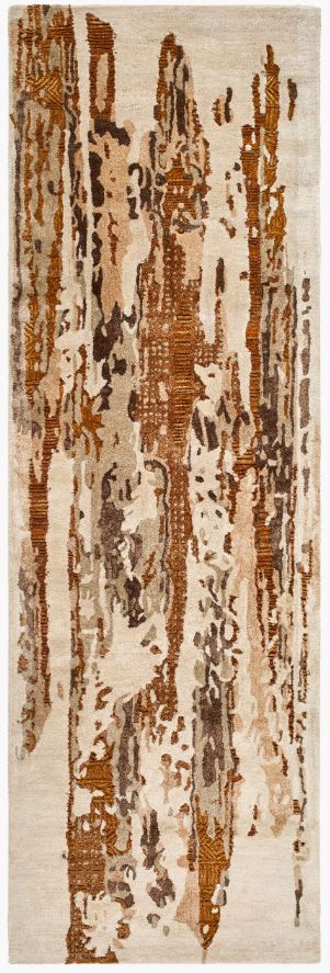 Surya Opulence OPL-2300 Warm Grey Area Rug Runner