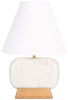 Safavieh Naira TBL3022A White Marble / Natural Lamp