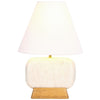 Safavieh Naira TBL3022A White Marble / Natural Lamp