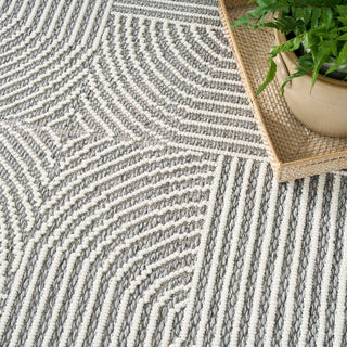Nourison Textured Home TXH02 Charcoal Ivory Area Rug Texture