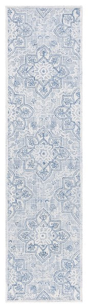 Safavieh Trace TRC304M Blue / Ivory Area Rug Runner