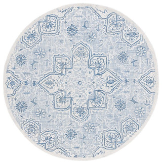 Safavieh Trace TRC304M Blue / Ivory Area Rug Round