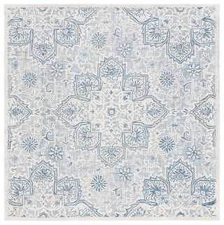 Safavieh Trace TRC304M Blue / Ivory Area Rug Square
