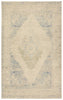 Jaipur Living Tesorino By House Sprucing Marito TRN02 Beige / Blue Area Rug 5 X 8
