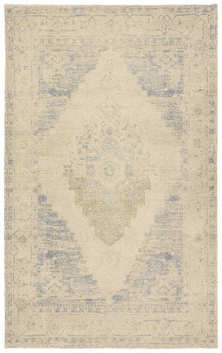 Jaipur Living Tesorino By House Sprucing Marito TRN02 Beige / Blue Area Rug 5 X 8