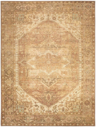 Nourison Vintage Washables VWS14 Gold Area Rug 8 X 10