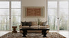 Feizy Wallace 8A43F Brown/White Area Rug Room Scene Feature