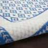 Nourison Whimsicle WHS13 Ivory Blue Area Rug Rolled 