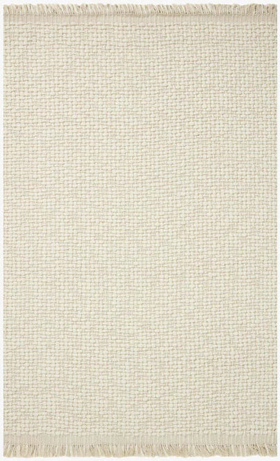 Amber Lewis x Loloi Yellowstone YEL-01 Ivory / Ivory Area Rug ...