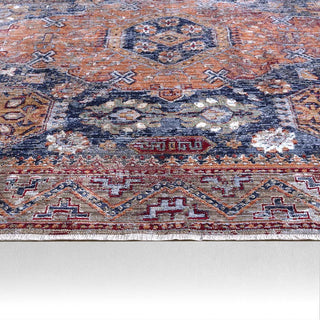 Jaipur Living Zefira Razia ZFA12 Navy/Red Area Rug Detail