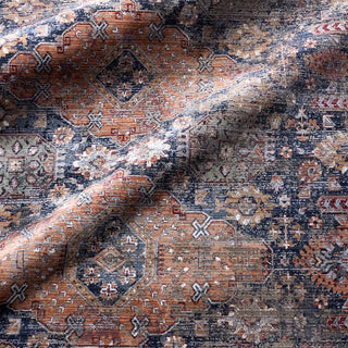 Jaipur Living Zefira Razia ZFA12 Navy/Red Area Rug Texture