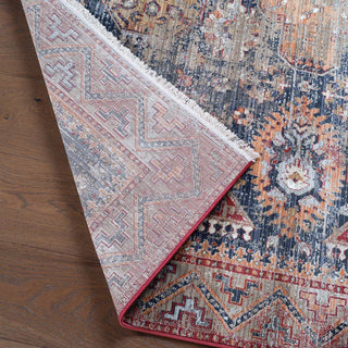 Jaipur Living Zefira Razia ZFA12 Navy/Red Area Rug Backing