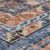 Karastan Zula Haykota Terracotta/Rust Blue Area Rug