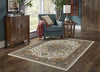 Oriental Weavers Aberdeen 1144W Ivory/Blue Area Rug Room Scene Featured