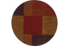 Oriental Weavers Allure 015A1 Red/Brown Area Rug Round
