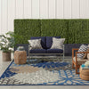 Aloha ALH05 Blue/Multicolor Area Rug by Nourison Outdoor Scene Feature